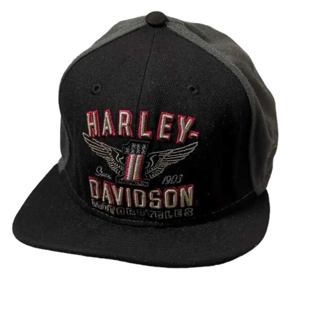 New Era Harley-Davidson fitted hat size 7 1/4